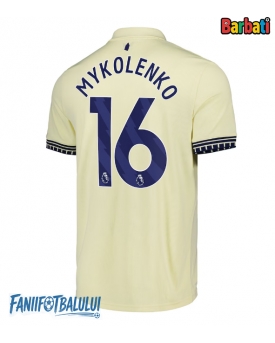Everton Vitaliy Mykolenko #16 Tricou Fotbal Replică 2025-26 Barbati Deplasare